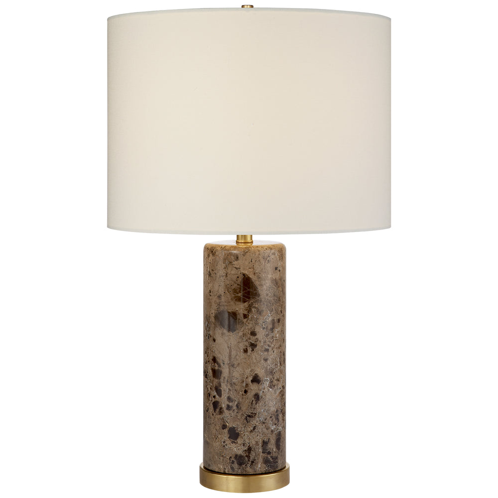 Visual Comfort Signature Canada - One Light Table Lamp - Cliff - Brown Marble- Union Lighting Luminaires Decor