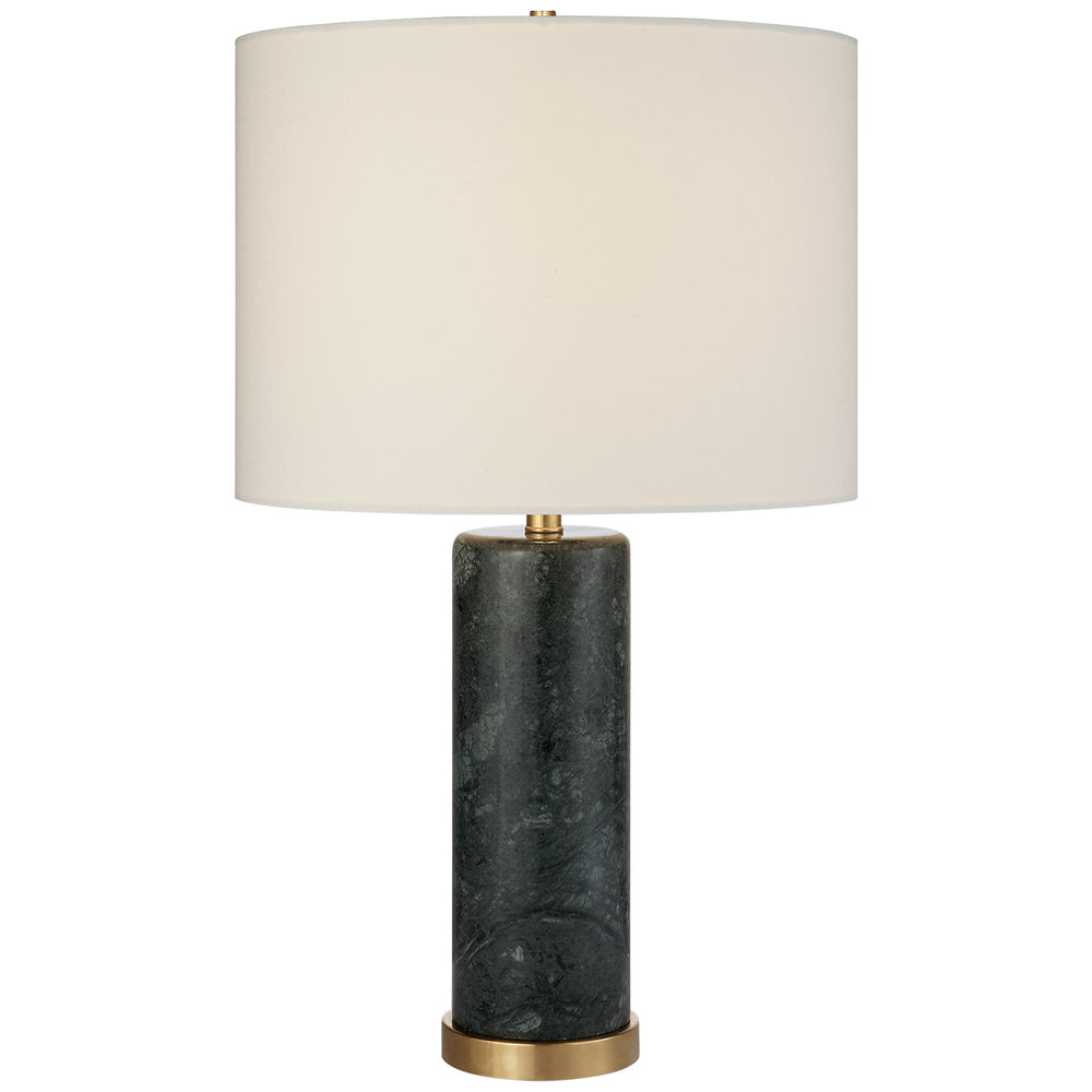Visual Comfort Signature Canada - One Light Table Lamp - Cliff - Green Marble- Union Lighting Luminaires Decor