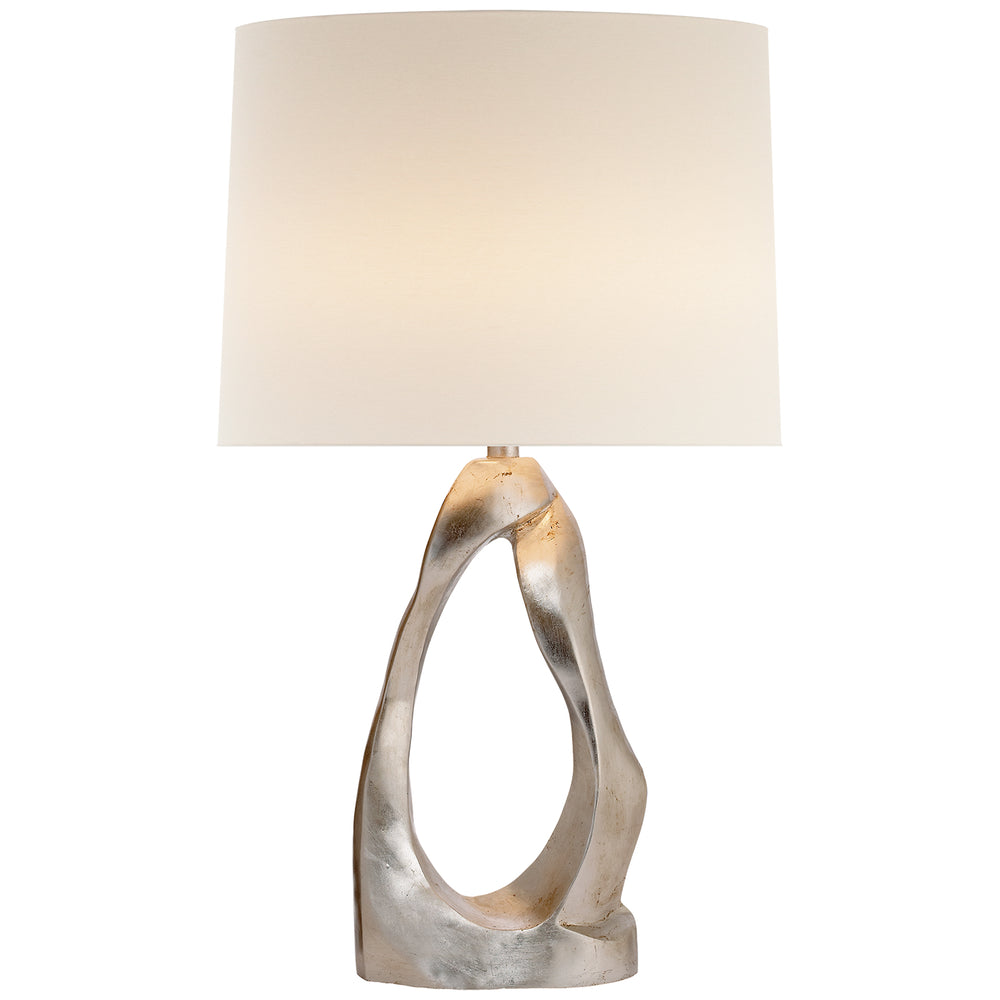 Visual Comfort Signature Canada - One Light Table Lamp - Cannes Table - Burnished Silver Leaf- Union Lighting Luminaires Decor