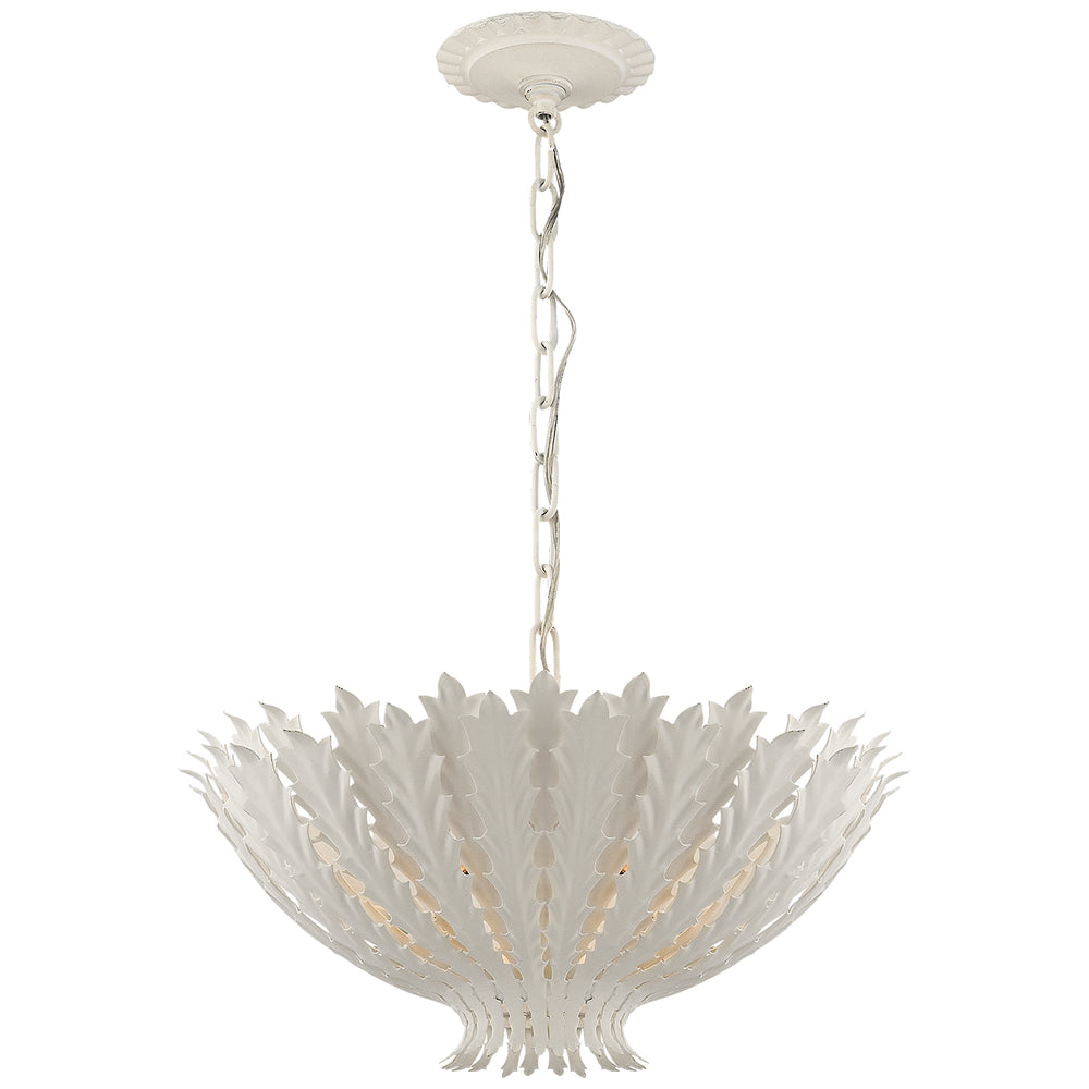 Visual Comfort Signature Canada - Three Light Chandelier - Hampton - Plaster White- Union Lighting Luminaires Decor