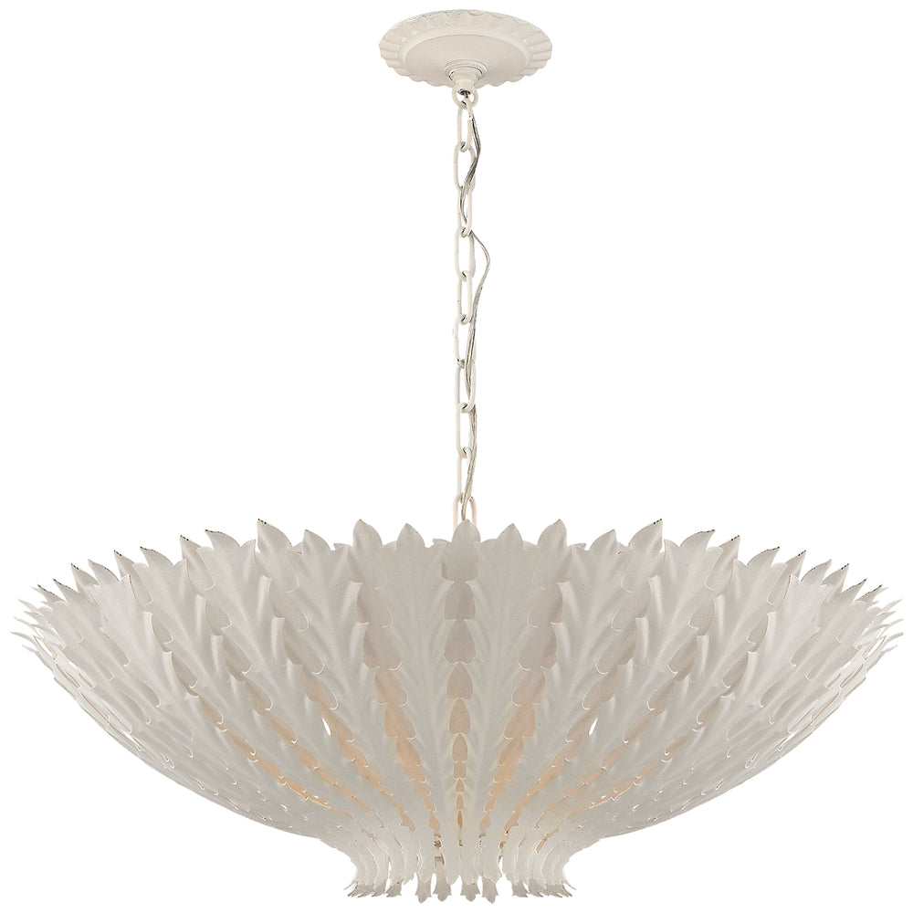 Visual Comfort Signature Canada - Six Light Chandelier - Hampton - Plaster White- Union Lighting Luminaires Decor