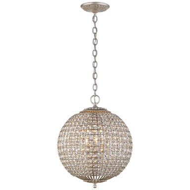 Visual Comfort Signature Canada - Four Light Chandelier - Renwick - Burnished Silver Leaf- Union Lighting Luminaires Decor