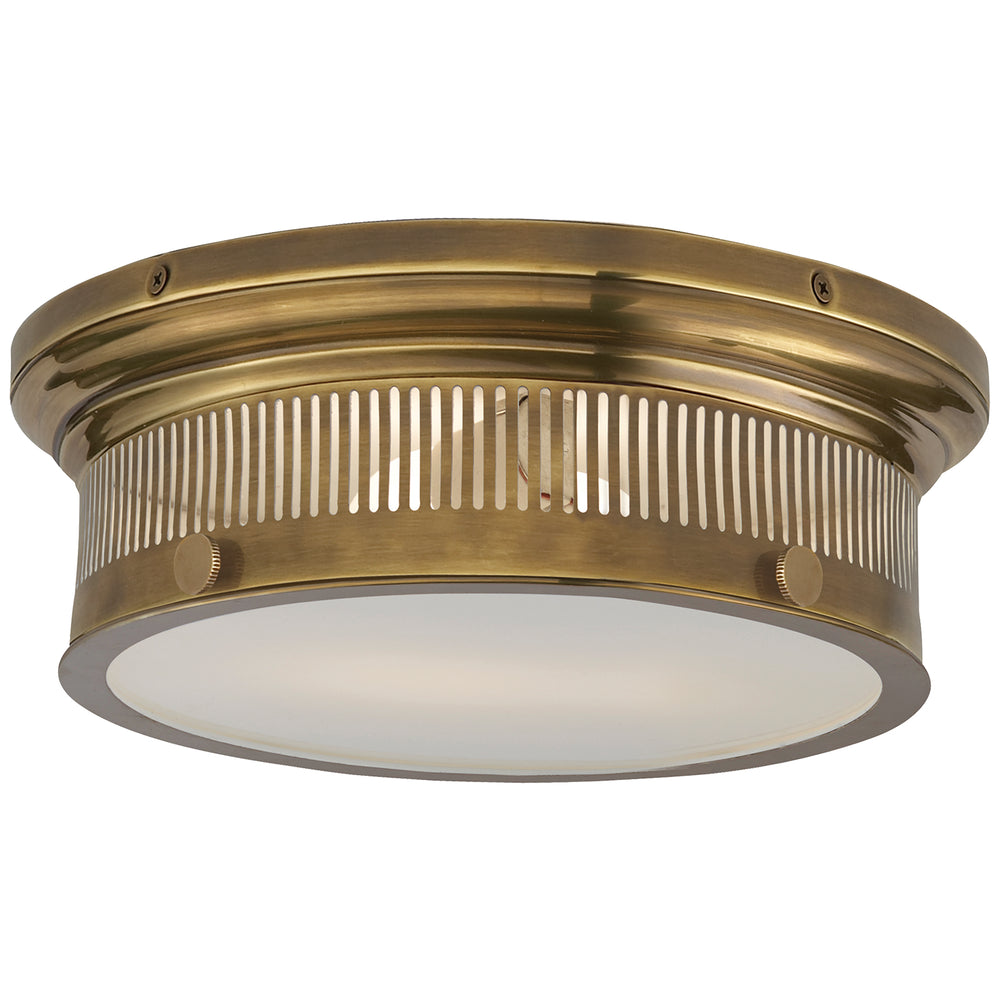 Visual Comfort Signature Canada - Two Light Flush Mount - Alderly - Antique-Burnished Brass- Union Lighting Luminaires Decor