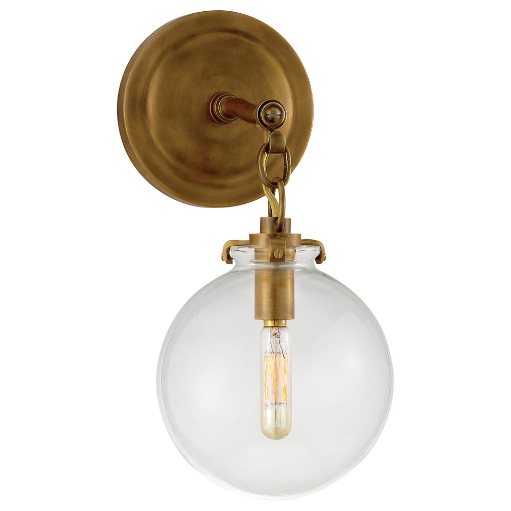 Visual Comfort Signature Canada - One Light Wall Sconce - Katie Globe - Hand-Rubbed Antique Brass- Union Lighting Luminaires Decor