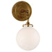 Visual Comfort Signature Canada - One Light Wall Sconce - Katie Globe - Hand-Rubbed Antique Brass- Union Lighting Luminaires Decor