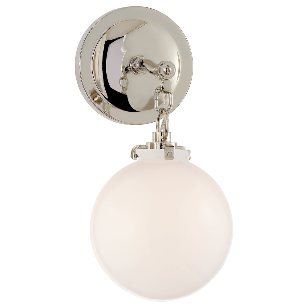 Visual Comfort Signature Canada - One Light Wall Sconce - Katie Globe - Polished Nickel- Union Lighting Luminaires Decor
