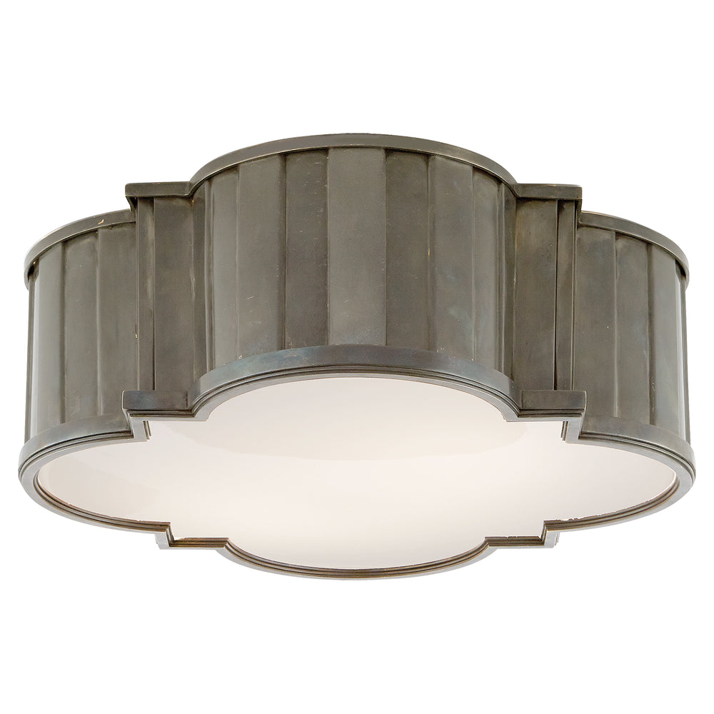 Visual Comfort Signature Canada - Four Light Flush Mount - Tilden - Antique Nickel- Union Lighting Luminaires Decor