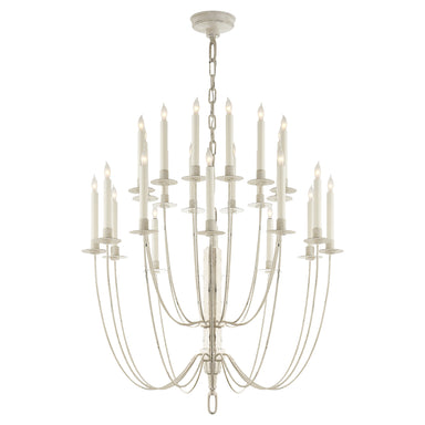 Visual Comfort Signature Canada - 24 Light Chandelier - Erika - Belgian White- Union Lighting Luminaires Decor