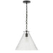 Visual Comfort Signature Canada - One Light Pendant - Katie Conical - Bronze- Union Lighting Luminaires Decor