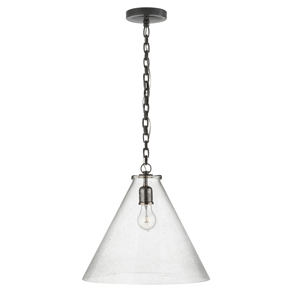 Visual Comfort Signature Canada - One Light Pendant - Katie Conical - Bronze- Union Lighting Luminaires Decor