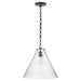 Visual Comfort Signature Canada - One Light Pendant - Katie Conical - Bronze- Union Lighting Luminaires Decor