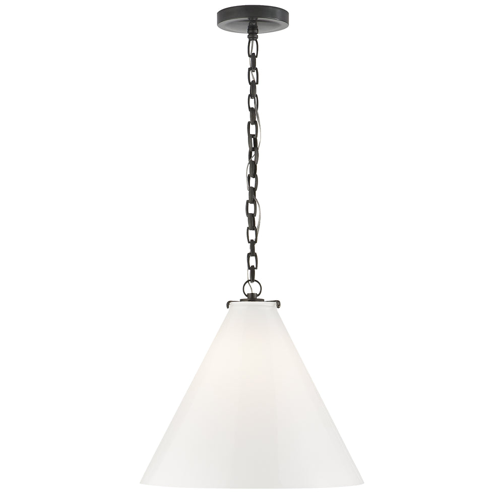 Visual Comfort Signature Canada - One Light Pendant - Katie Conical - Bronze- Union Lighting Luminaires Decor