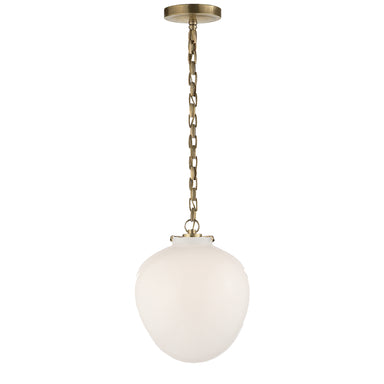 Visual Comfort Signature Canada - One Light Pendant - Katie Acorn - Hand-Rubbed Antique Brass- Union Lighting Luminaires Decor