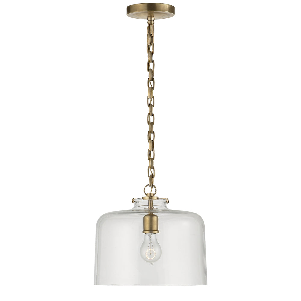 Visual Comfort Signature Canada - One Light Pendant - Katie Dome - Hand-Rubbed Antique Brass- Union Lighting Luminaires Decor