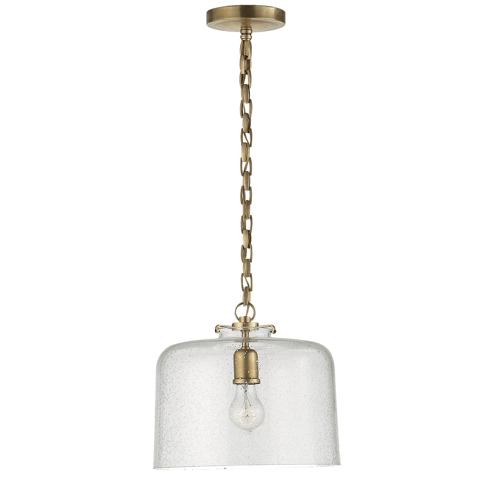 Visual Comfort Signature Canada - One Light Pendant - Katie Dome - Hand-Rubbed Antique Brass- Union Lighting Luminaires Decor
