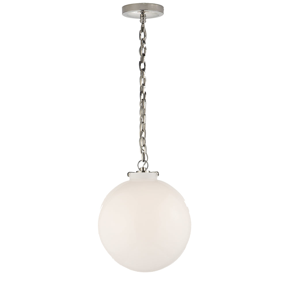 Visual Comfort Signature Canada - One Light Pendant - Katie Globe - Polished Nickel- Union Lighting Luminaires Decor