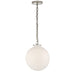 Visual Comfort Signature Canada - One Light Pendant - Katie Globe - Polished Nickel- Union Lighting Luminaires Decor