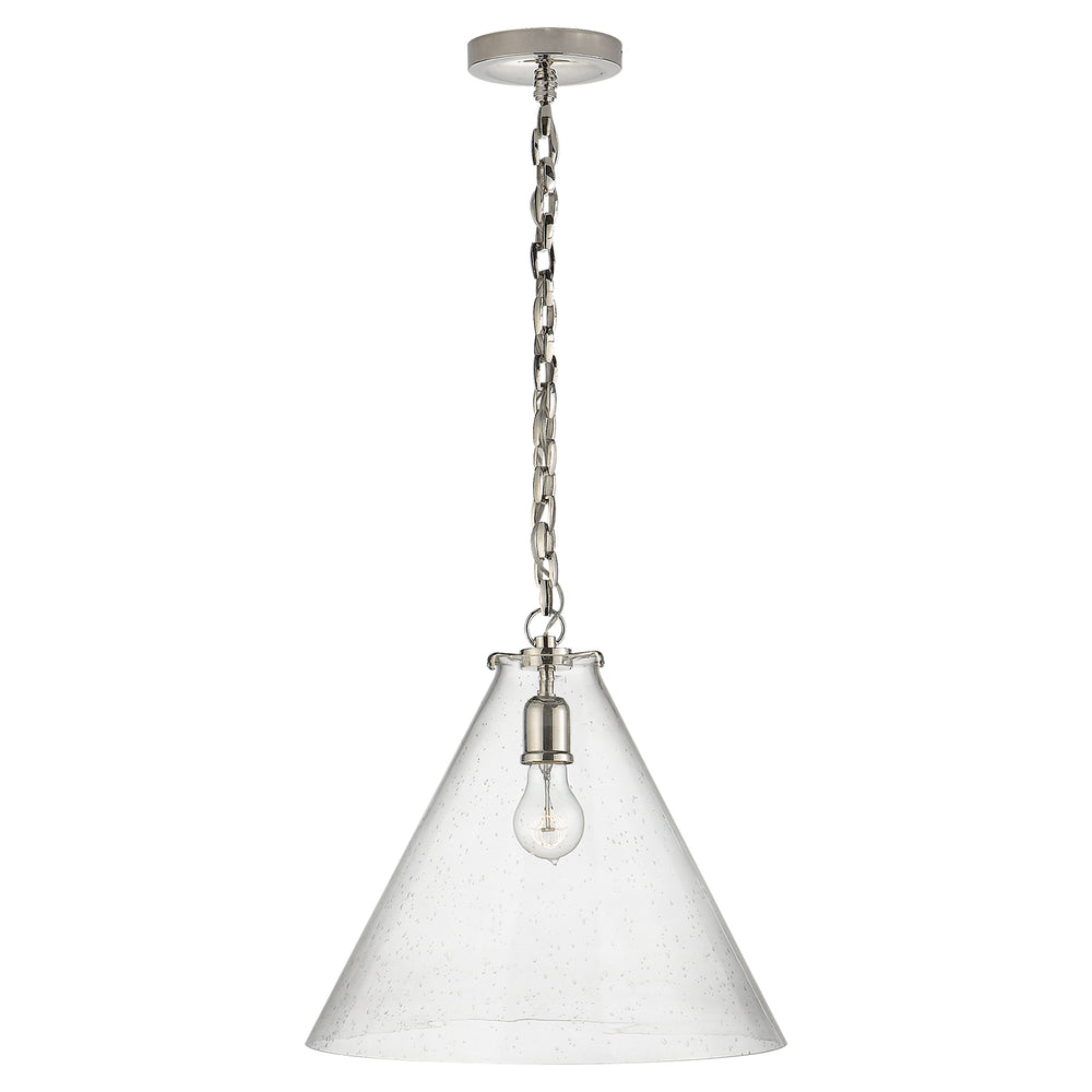 Visual Comfort Signature Canada - One Light Pendant - Katie Conical - Polished Nickel- Union Lighting Luminaires Decor