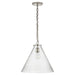 Visual Comfort Signature Canada - One Light Pendant - Katie Conical - Polished Nickel- Union Lighting Luminaires Decor