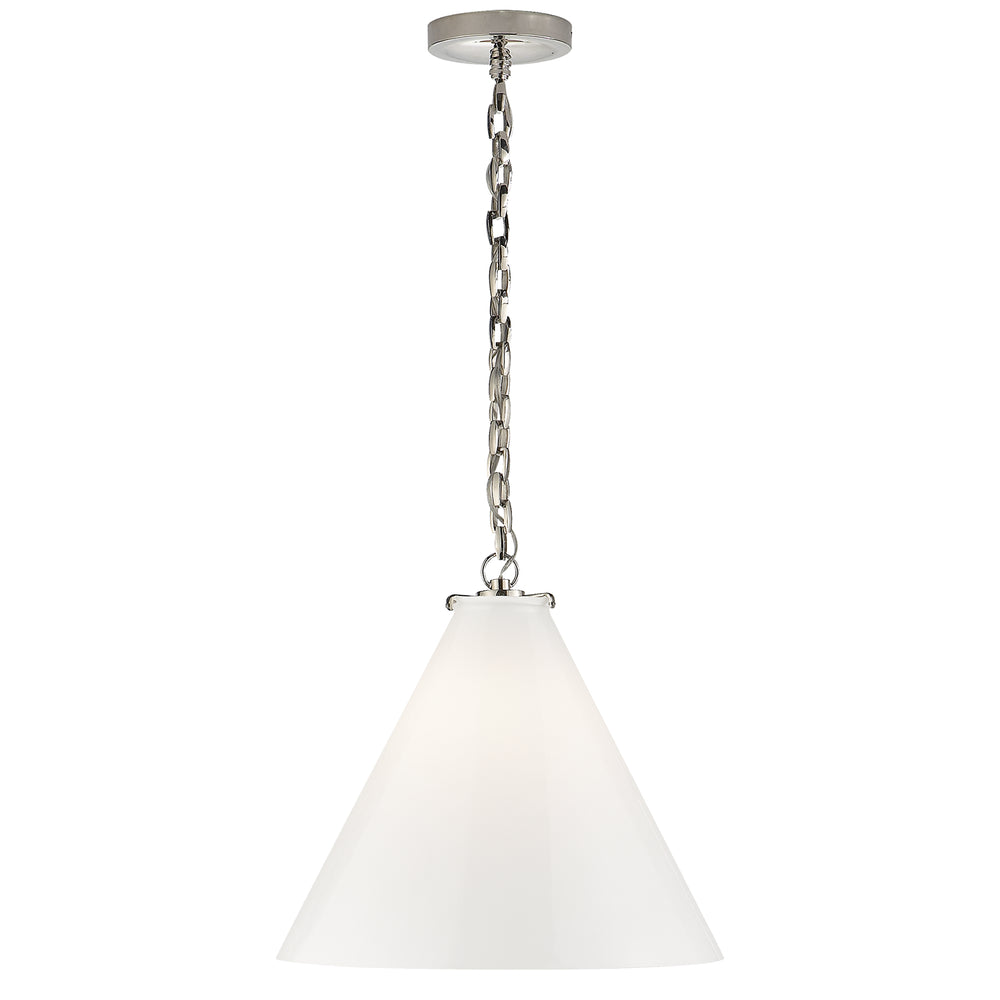 Visual Comfort Signature Canada - One Light Pendant - Katie Conical - Polished Nickel- Union Lighting Luminaires Decor