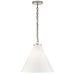 Visual Comfort Signature Canada - One Light Pendant - Katie Conical - Polished Nickel- Union Lighting Luminaires Decor