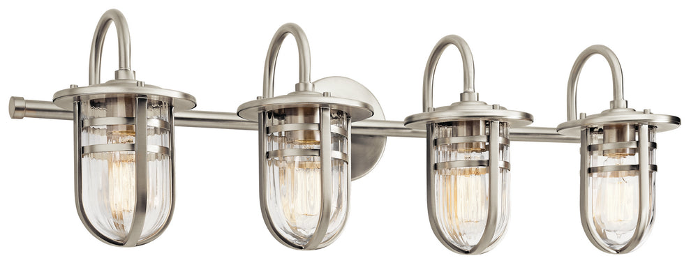 Kichler Canada - Four Light Bath - Caparros - Brushed Nickel- Union Lighting Luminaires Decor