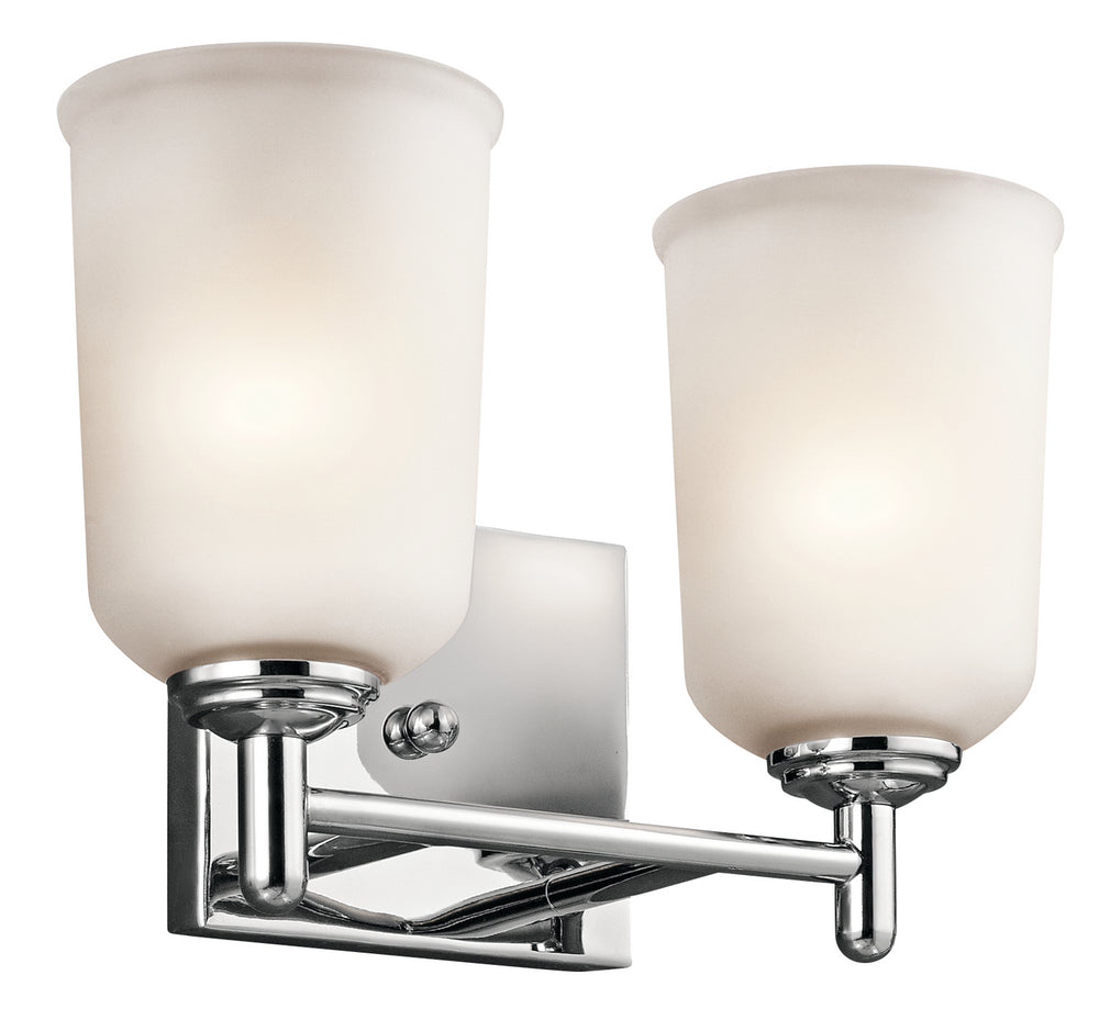 Kichler Canada - Two Light Bath - Shailene - Chrome- Union Lighting Luminaires Decor