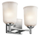 Kichler Canada - Two Light Bath - Shailene - Chrome- Union Lighting Luminaires Decor