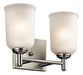 Kichler Canada - Two Light Bath - Shailene - Brushed Nickel- Union Lighting Luminaires Decor