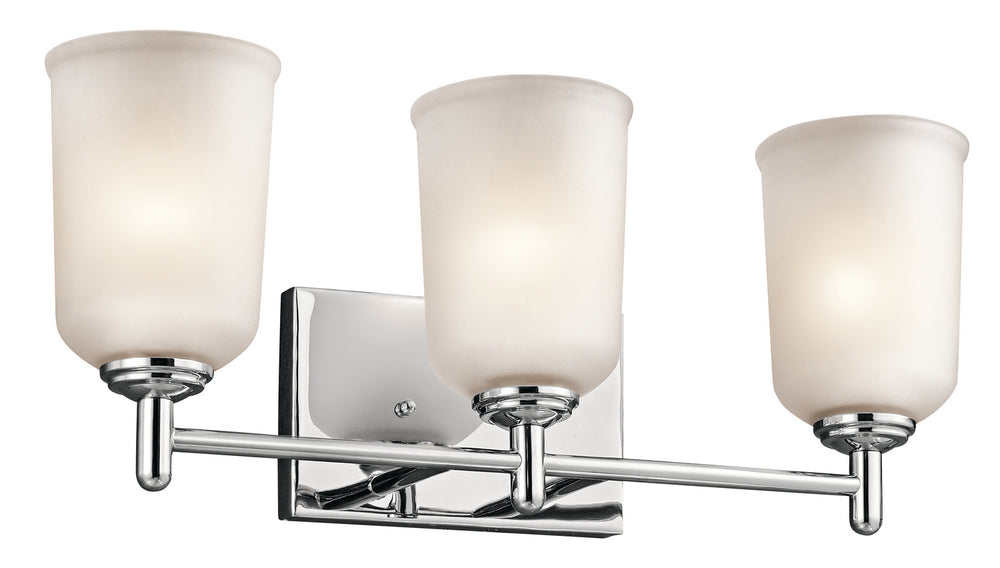 Kichler Canada - Three Light Bath - Shailene - Chrome- Union Lighting Luminaires Decor