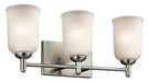 Kichler Canada - Three Light Bath - Shailene - Brushed Nickel- Union Lighting Luminaires Decor