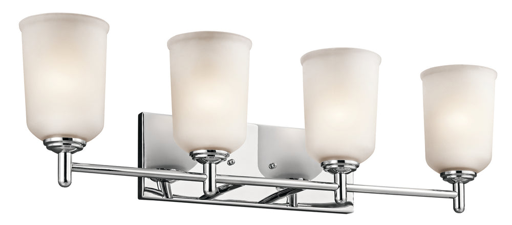 Kichler Canada - Four Light Bath - Shailene - Chrome- Union Lighting Luminaires Decor