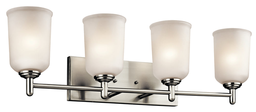 Kichler Canada - Four Light Bath - Shailene - Brushed Nickel- Union Lighting Luminaires Decor