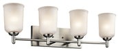 Kichler Canada - Four Light Bath - Shailene - Brushed Nickel- Union Lighting Luminaires Decor