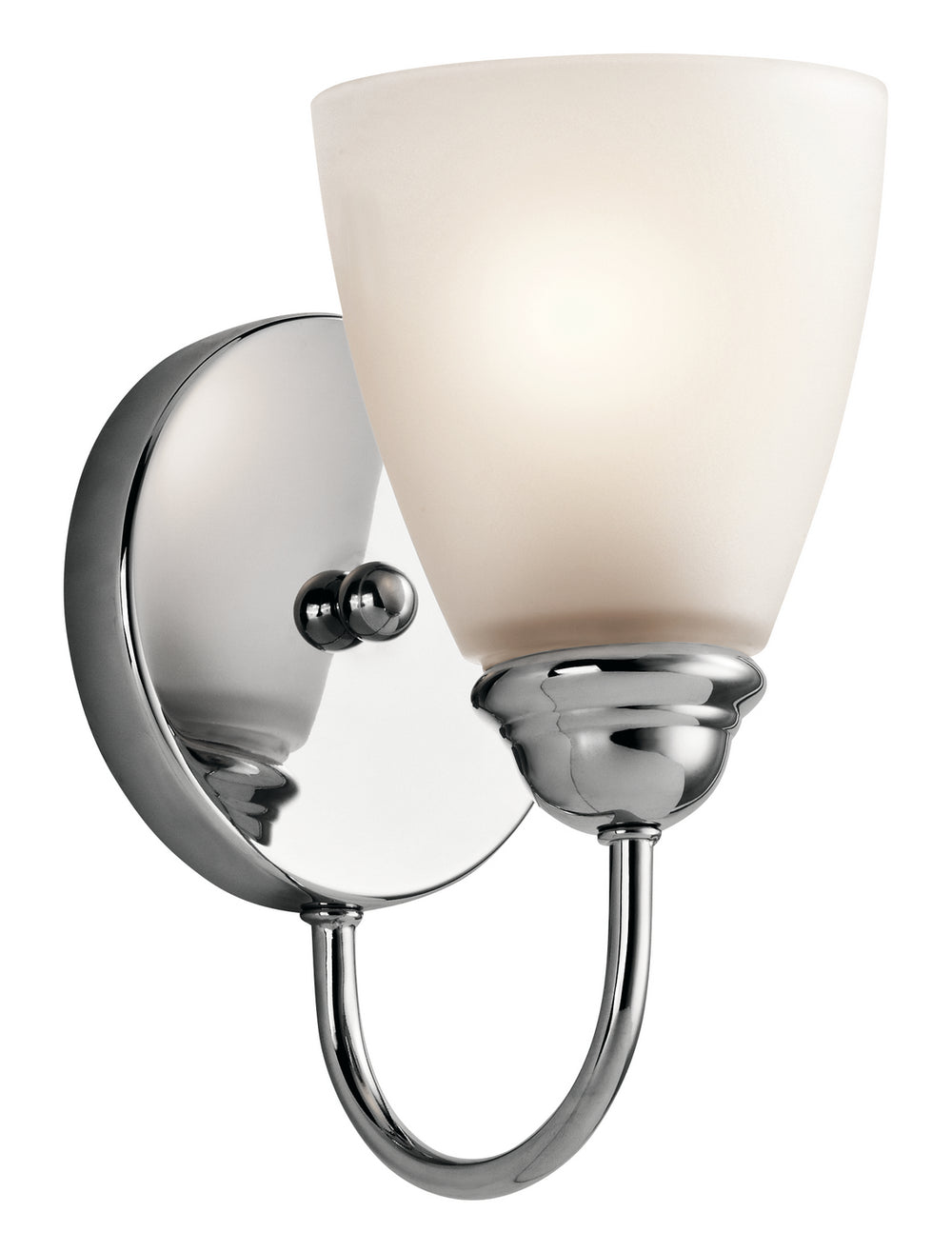 Kichler Canada - One Light Wall Sconce - Jolie - Chrome- Union Lighting Luminaires Decor