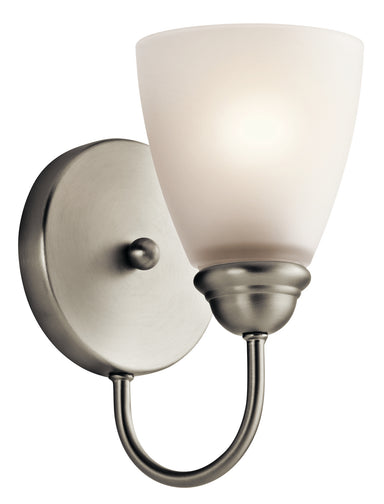 Kichler Canada - One Light Wall Sconce - Jolie - Brushed Nickel- Union Lighting Luminaires Decor