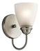 Kichler Canada - One Light Wall Sconce - Jolie - Brushed Nickel- Union Lighting Luminaires Decor