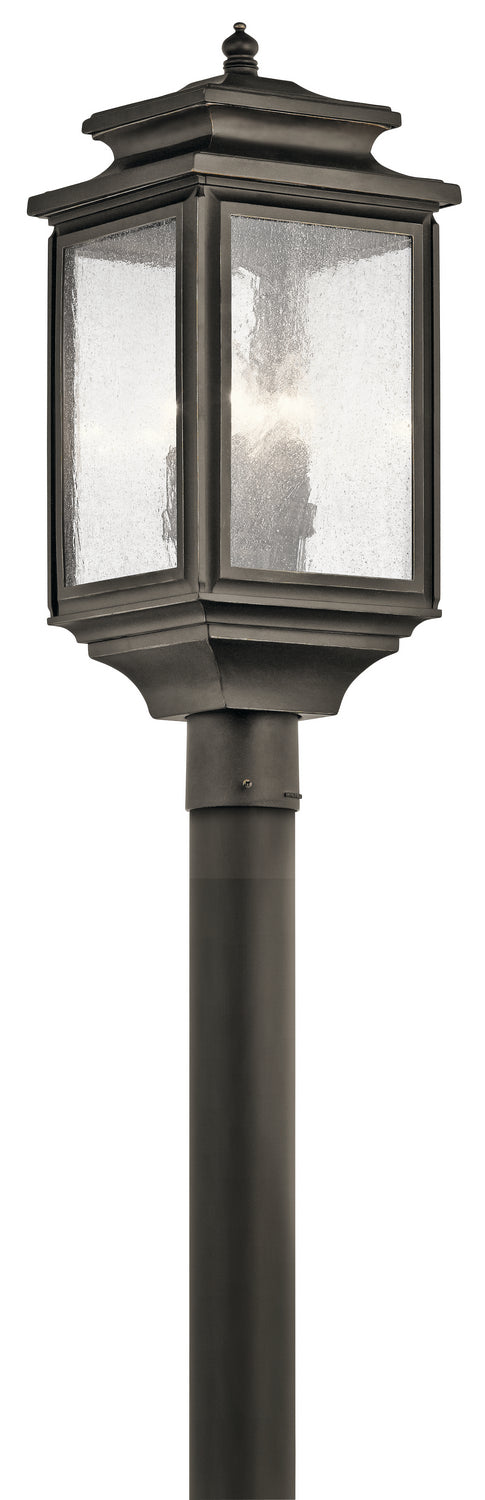 Kichler Canada - Four Light Outdoor Post Mount - Wiscombe Park - Olde Bronze- Union Lighting Luminaires Decor