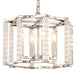 Crystorama - Four Light Chandelier - Carson - Polished Nickel- Union Lighting Luminaires Decor