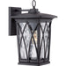 Quoizel - One Light Outdoor Wall Lantern - Grover - Mystic Black- Union Lighting Luminaires Decor