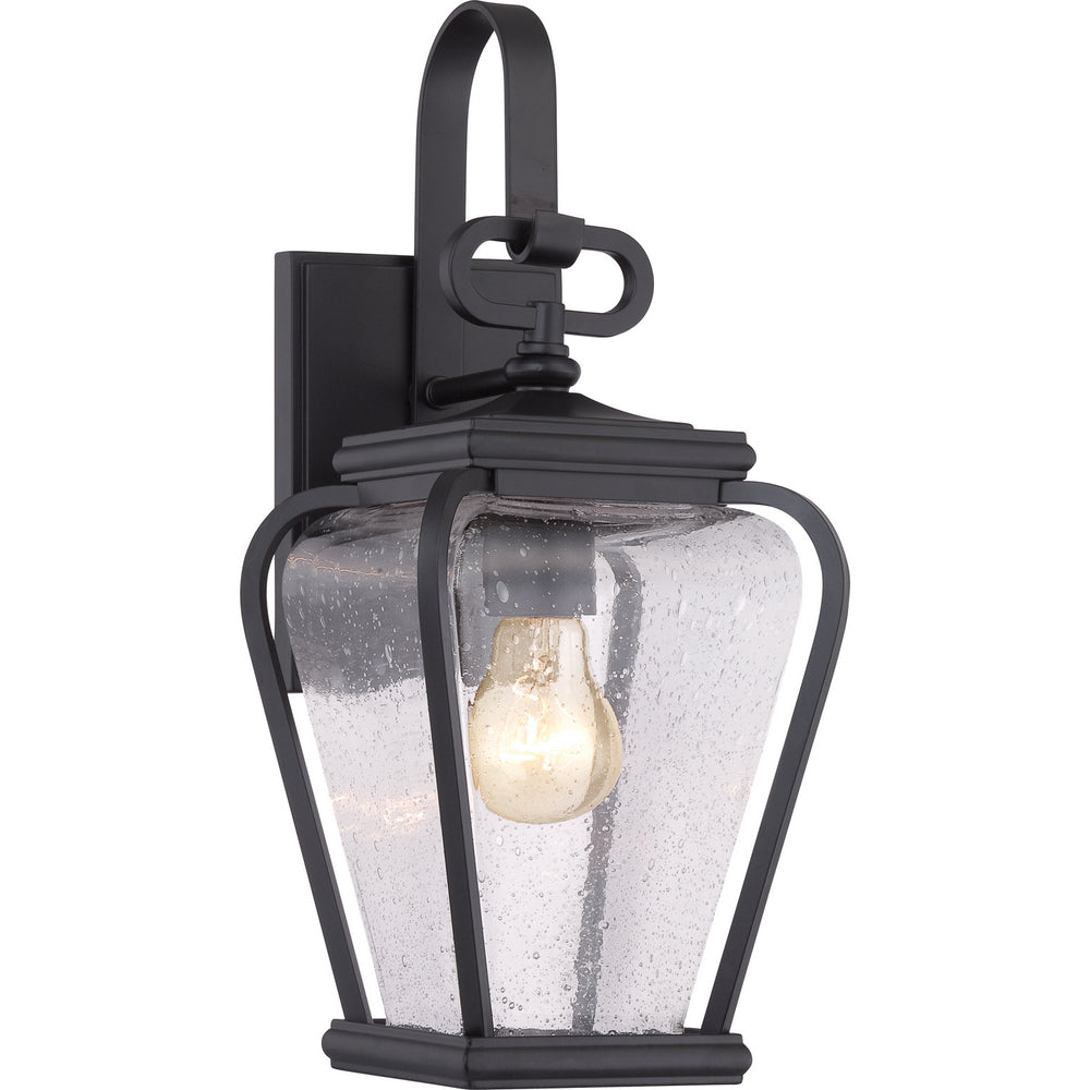 Quoizel - One Light Outdoor Wall Lantern - Province - Mystic Black- Union Lighting Luminaires Decor