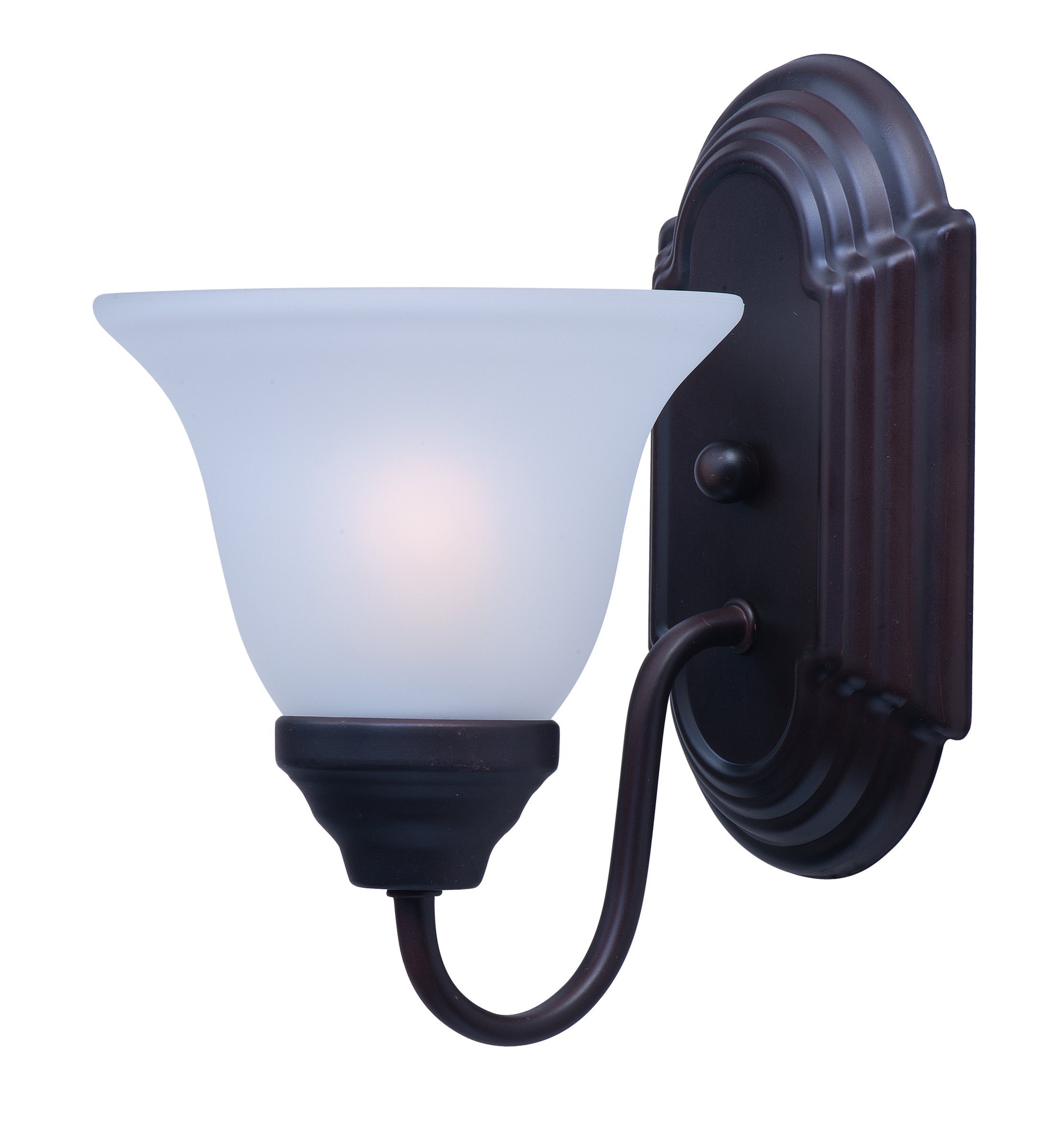 Maxim - One Light Wall Sconce - Essentials - 801x - Oil Rubbed Bronze- Union Lighting Luminaires Decor