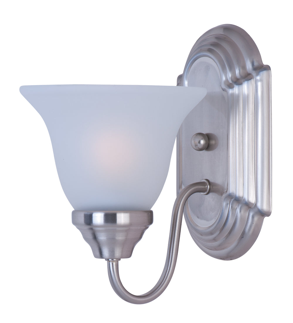 Maxim - One Light Wall Sconce - Essentials - 801x - Satin Nickel- Union Lighting Luminaires Decor