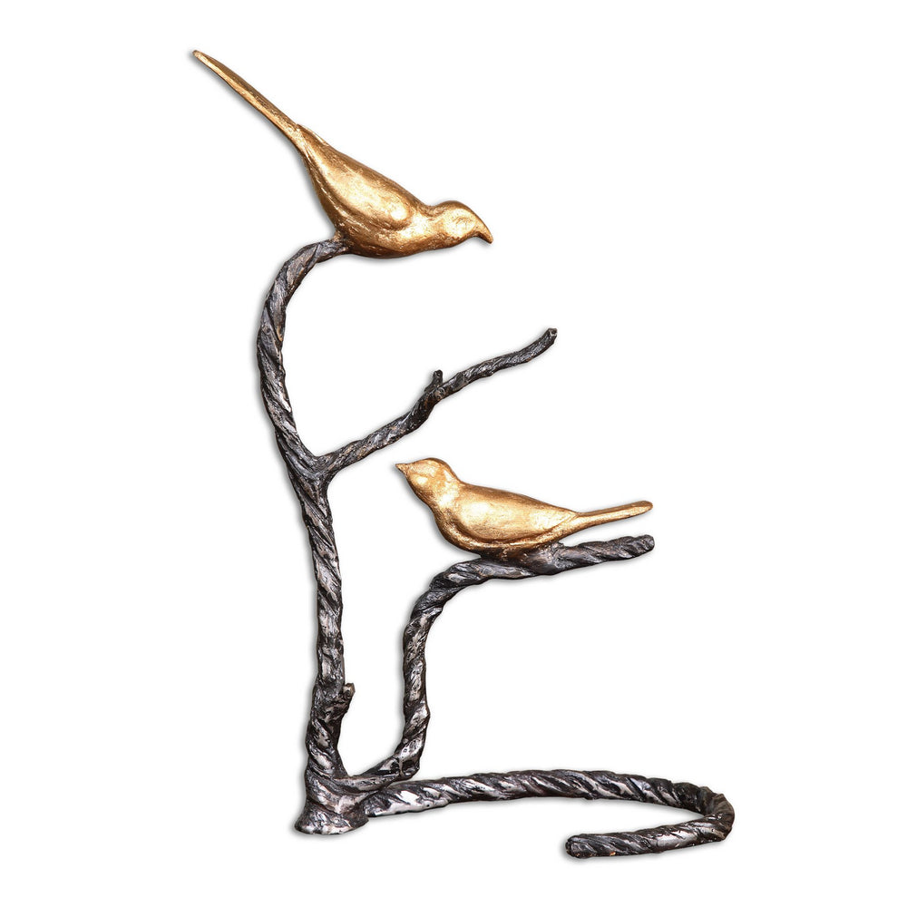 Uttermost - Sculpture - Birds On A Limb - Wrought Iron- Union Lighting Luminaires Decor