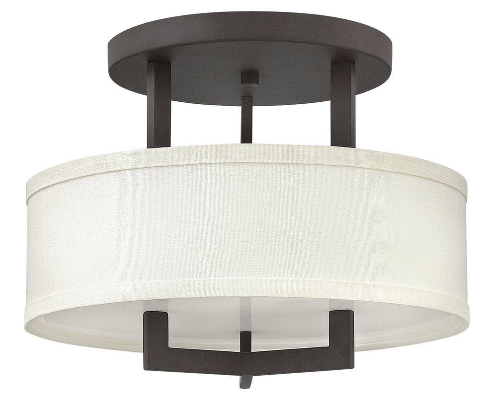 Hinkley Canada - LED Semi-Flush Mount - Hampton - Buckeye Bronze- Union Lighting Luminaires Decor