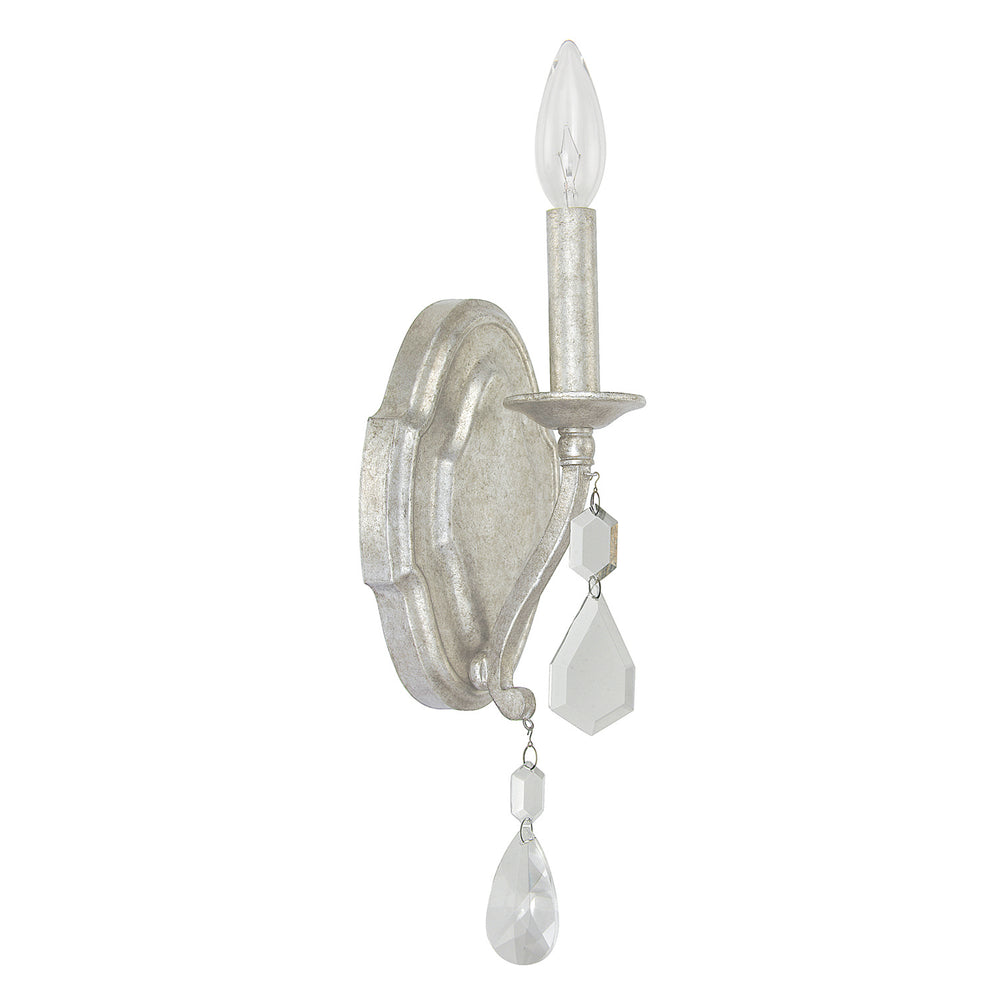 Capital Lighting - One Light Wall Sconce - Blakely - Antique Silver- Union Lighting Luminaires Decor