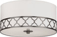 Robert Abbey - Two Light Flushmount - Addison - Patina Nickel- Union Lighting Luminaires Decor