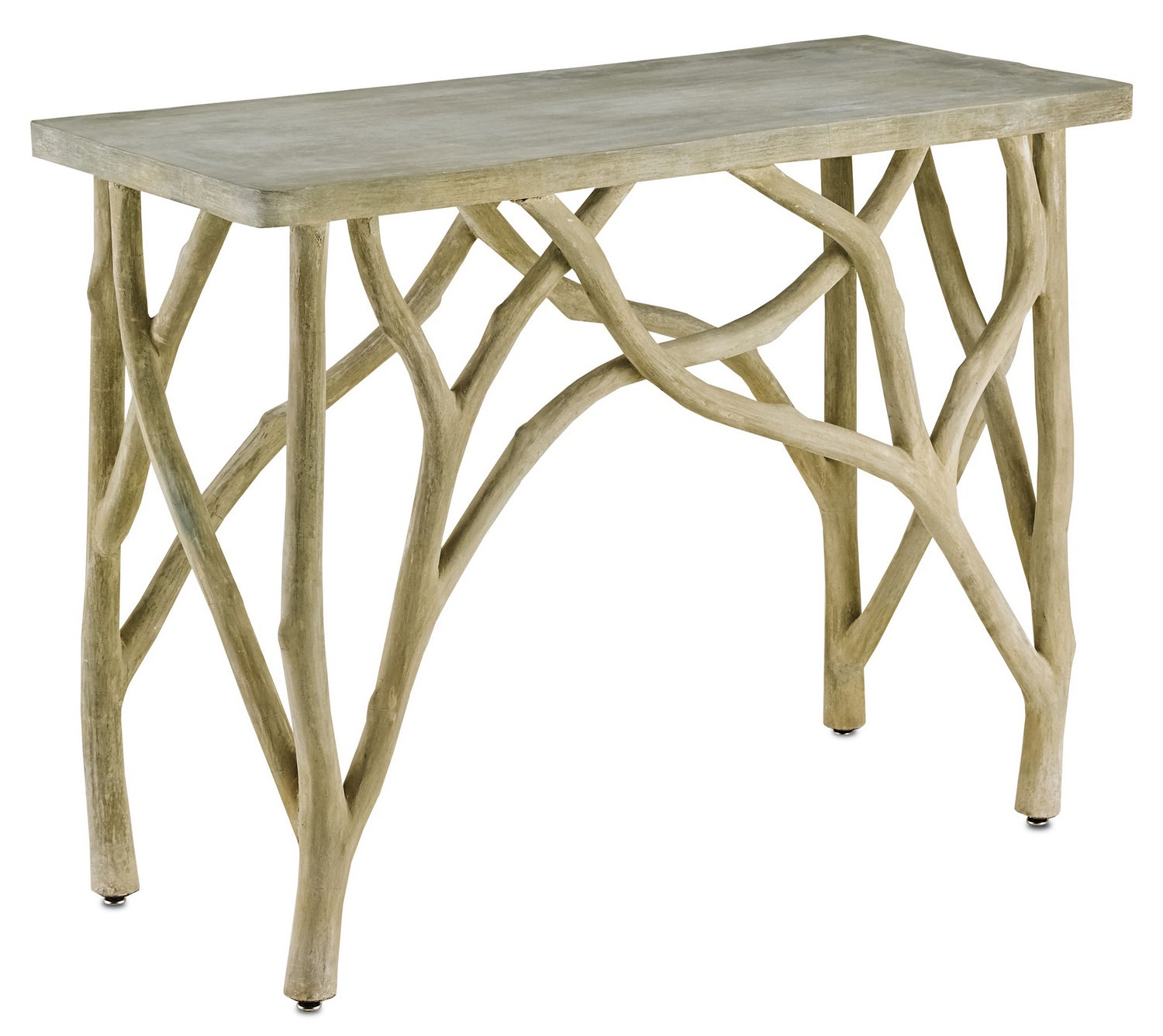 Currey and Company - Console Table - Creekside - Portland/Faux Bois- Union Lighting Luminaires Decor