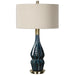 Uttermost - One Light Table Lamp - Prussian - Blue Ceramic- Union Lighting Luminaires Decor