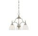 Savoy House - Three Light Chandelier - Herndon - Satin Nickel- Union Lighting Luminaires Decor